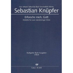 Erforsche mich Gott : nach der Fassung von J. S. Bach