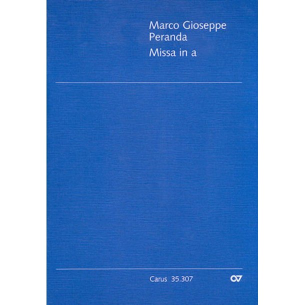 Missa in a [Kyrie und Gloria] : a-Moll