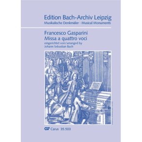Missa a quattro voci : eingerichtet von J. S. Bach