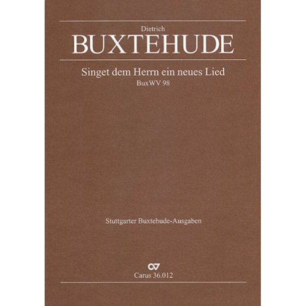Singet dem Herrn ein neues Lied BuxWV 98 : Kantate