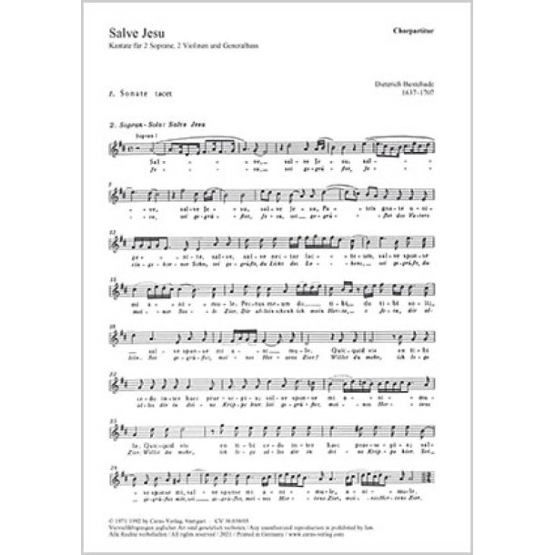 Salve Jesu, patris gnate unigenite : D-Dur