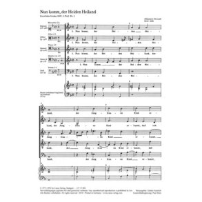 Nun komm, der Heiden Heiland : dorisch