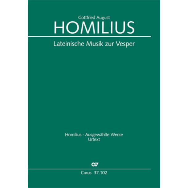 Lateinische Musik zur Vesper. Werkausgabe