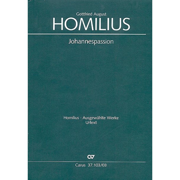 Der Fromme stirbt : Johannespassion