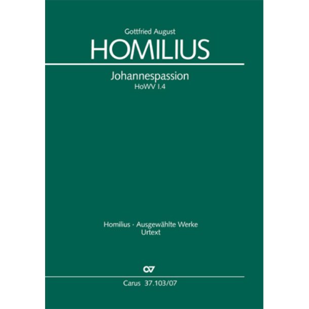 Der Fromme stirbt : Johannespassion