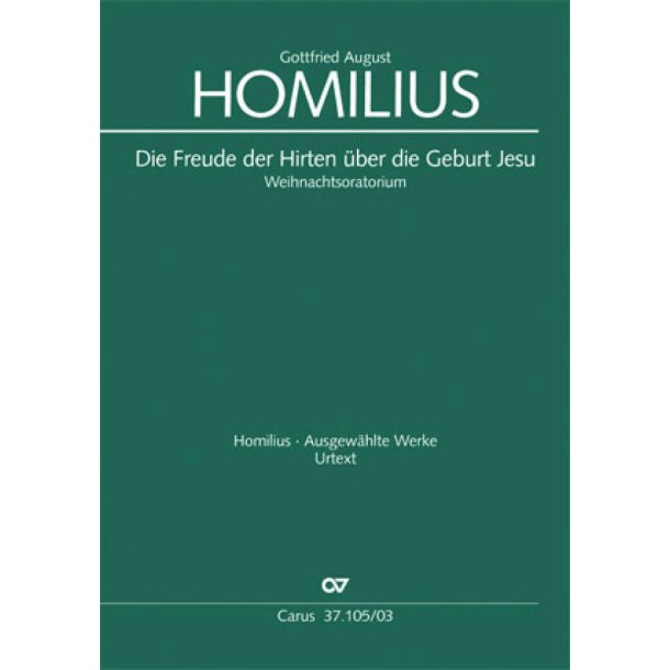 Die Freude der Hirten &uuml;ber die Geburt Jesu : Weihnachtsoratorium
