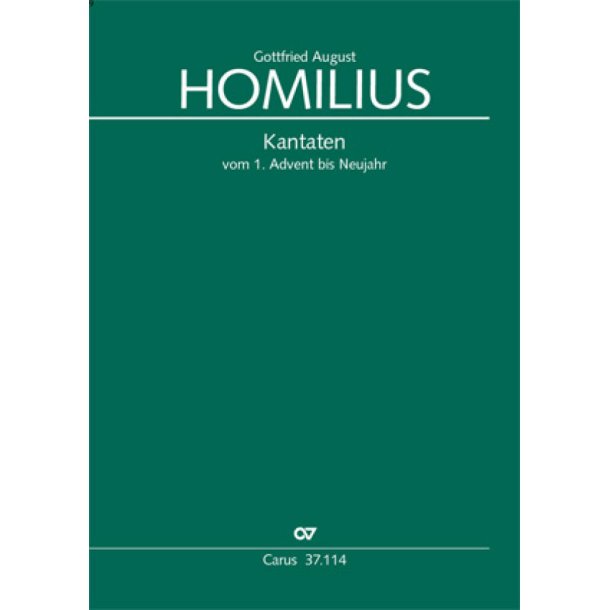 Kantaten vom 1. Advent bis Neujahr. Werkausgabe