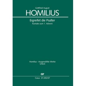 Ergreifet die Psalter, ihr christlichen Chöre : Kantate zum 1. Advent