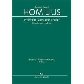 Frohlocke, Zion, dein Erlöser : Kantate zum 3. Advent