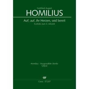 Auf, auf, ihr Herzen, seid bereit : Kantate zum 4. Advent