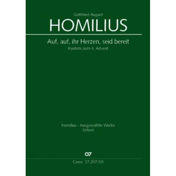 Auf, auf, ihr Herzen, seid bereit : Kantate zum 4. Advent