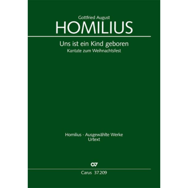 Uns ist ein Kind geboren : Kantate zum Weihnachtsfest