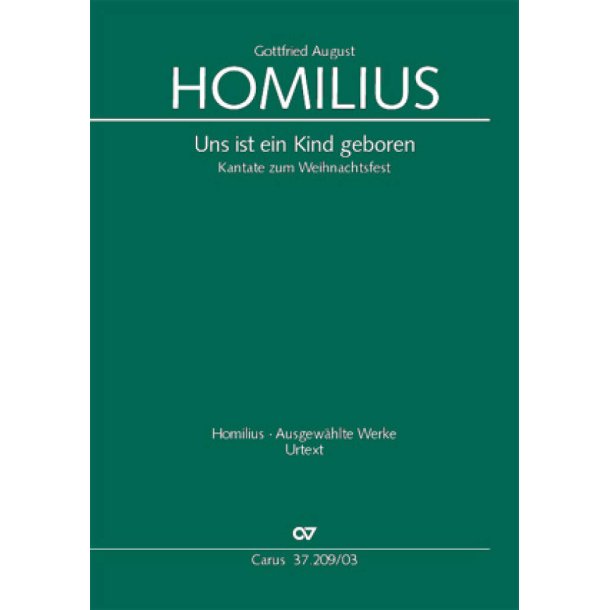 Uns ist ein Kind geboren : Kantate zum Weihnachtsfest