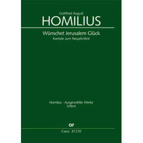 Wünschet Jerusalem Glück : Kantate zum Neujahrsfest