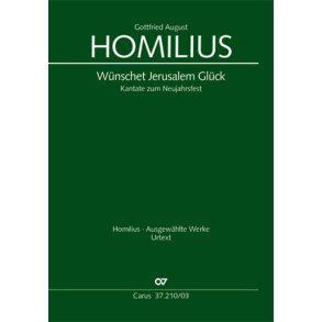 Wünschet Jerusalem Glück : Kantate zum Neujahrsfest