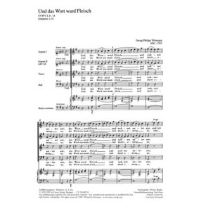 Und das Wort ward Fleisch : Motette zum 3. Weihnachtstag