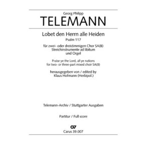 Lobet den Herrn, alle Heiden [II] : C-Dur