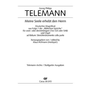 Meine Seele erhebt den Herrn : Eingangschor aus der Kantate zu Mariae Heimsuchung