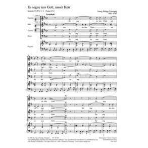 Es segne uns Gott, unser Herr : h-Moll