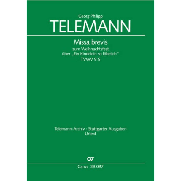 Missa brevis : zum Weihnachtsfest &uuml;ber Ein Kindelein so l&ouml;belich