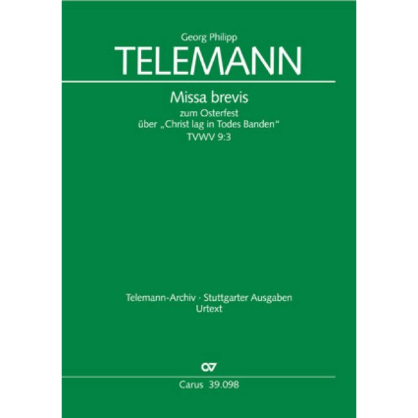 Missa brevis : zum Osterfest Christ lag in Todes Banden