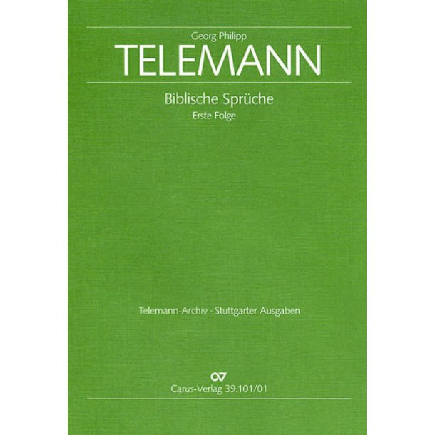 Telemann: Biblische Spr&uuml;che 1