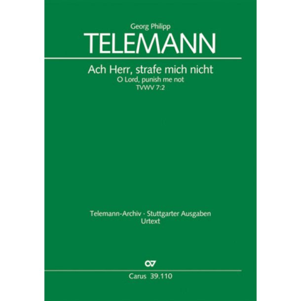 Ach Herr, strafe mich nicht : a-Moll