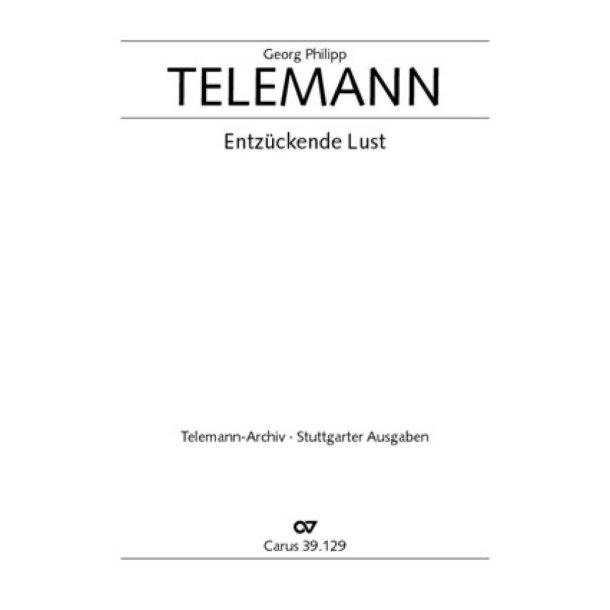 Entz&uuml;ckende Lust : Kommunionskantate