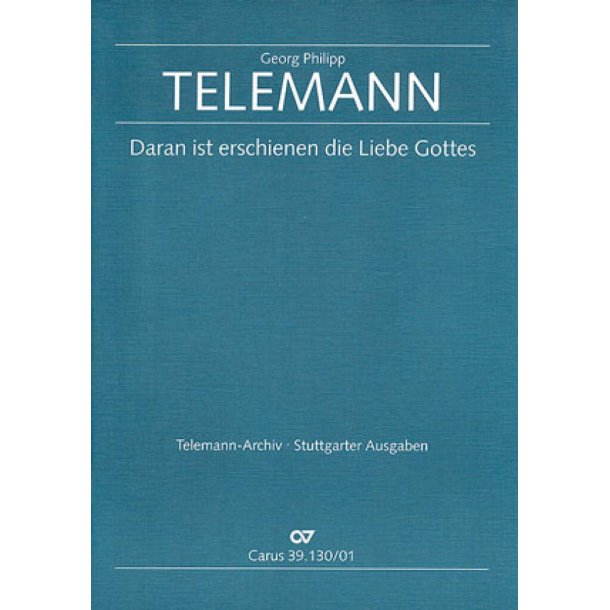 Daran ist erschienen die Liebe Gottes : Kantate zum 2. Pfingsttag