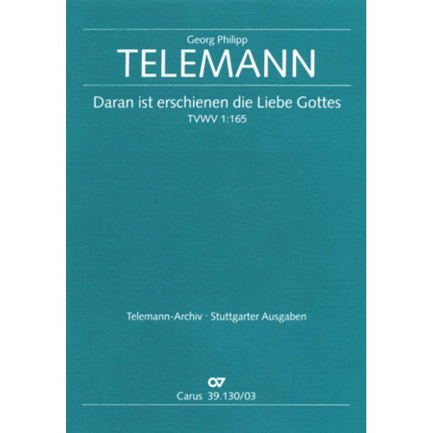 Daran ist erschienen die Liebe Gottes : Kantate zum 2. Pfingsttag