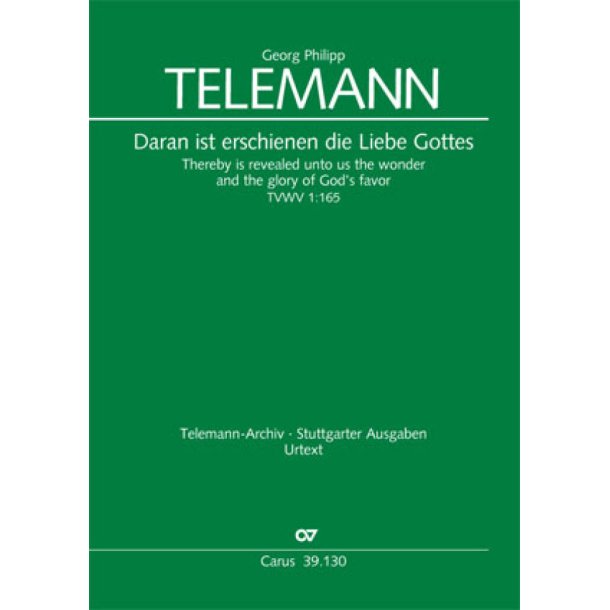 Daran Ist Erschienen Die Liebe Gottes : Kantate zum 2. Pfingsttag