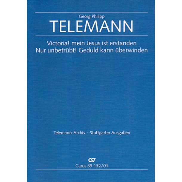 Victoria! mein Jesus ist erstanden : Osterkantate