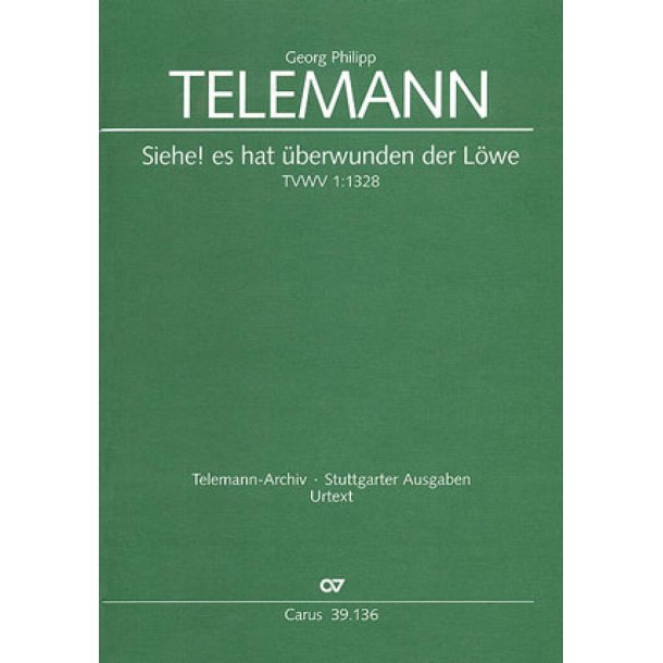 Siehe! es hat &uuml;berwunden der L&ouml;we : Kantate zum Michaelisfest