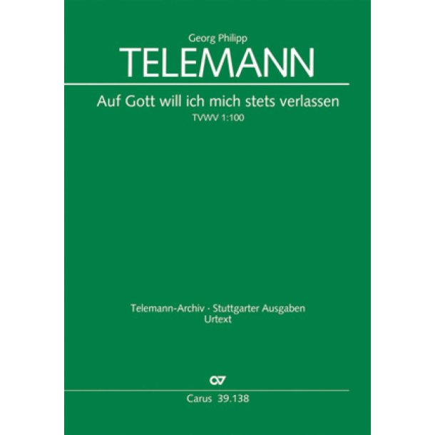Auf Gott will ich mich stets verlassen : Kantate