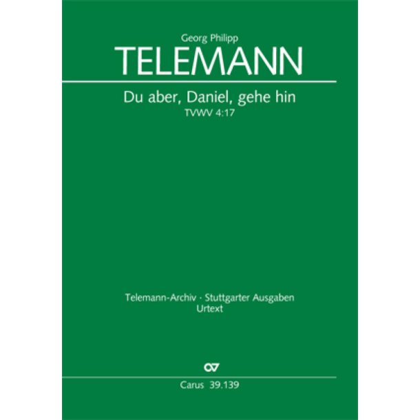 Du Aber, Daniel, Gehe Hin : TVWV 4:17