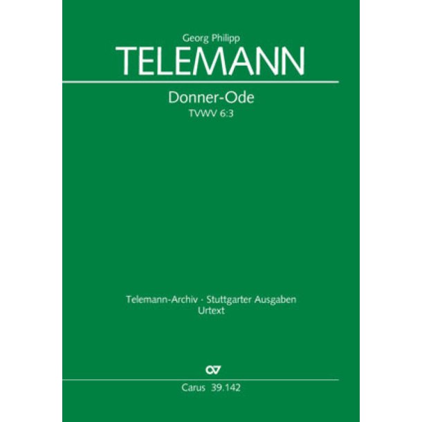 Donner-Ode : TVWV 6:3, 1756/1760