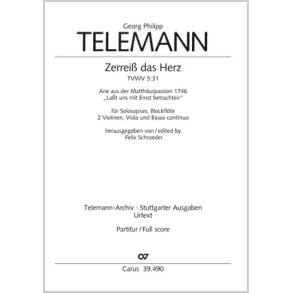 Zerreiß das Herz : aus: Matthäuspassion Laßt uns mit Ernst betrachten