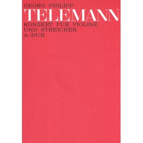 Konzert in A für Violine und Streicher : A-Dur
