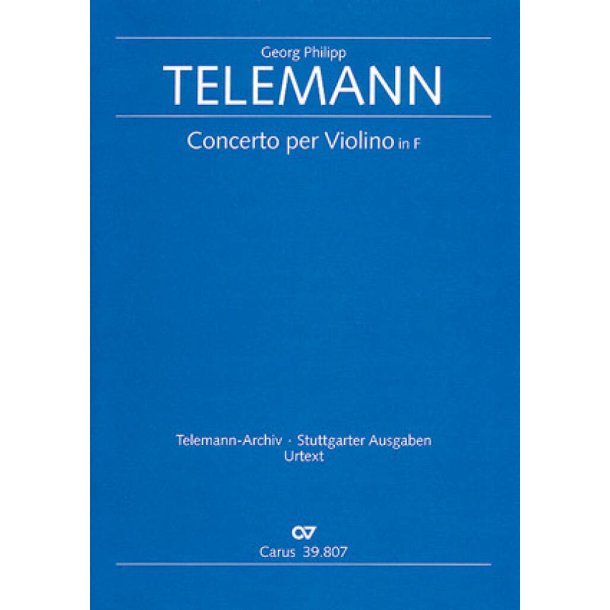 Concerto per Violino in F : F-Dur