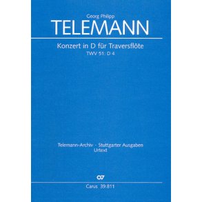 Konzert in D für Traversflöte : D-Dur