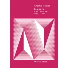Beatus vir Psalm 111 : RV 597
