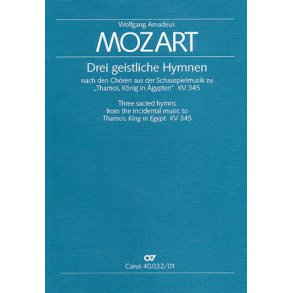 Drei geistliche Hymnen nach den Thamos-Chören