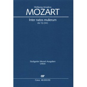 Inter natos mulierum : Offertorium de S. Joanne Baptista