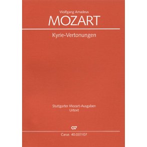 Mozart: Kyrie-Vertonungen