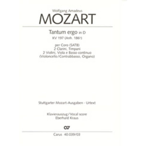 Tantum ergo in D : D-Dur