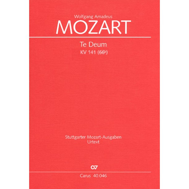 Te Deum KV 141 [66b] : C-Dur