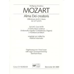 Alma Dei creatoris : Offertorium de B.V. Maria
