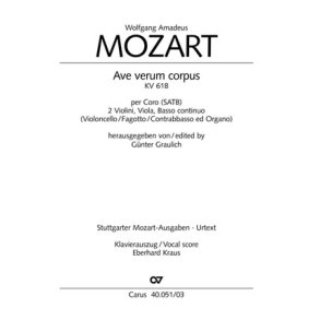 Ave Verum Corpus : Motette