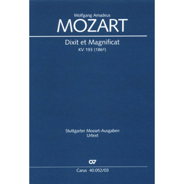 Dixit et Magnificat : C-Dur