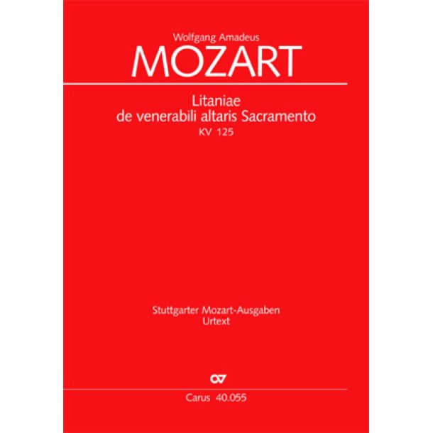 Litaniae de venerabili altaris Sacramento in B